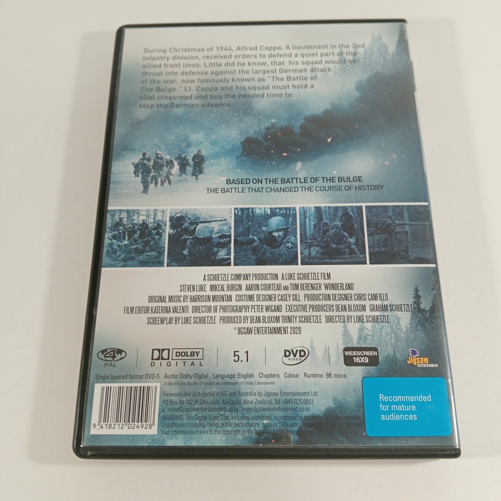 Wunderland DVD Region 4 PAL Movie Tom Berenger Steven Luke