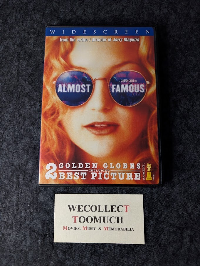 Almost Famous 2000 DVD 2001 Dreamworks Widescreen Billy Crudup Kate Hudson *