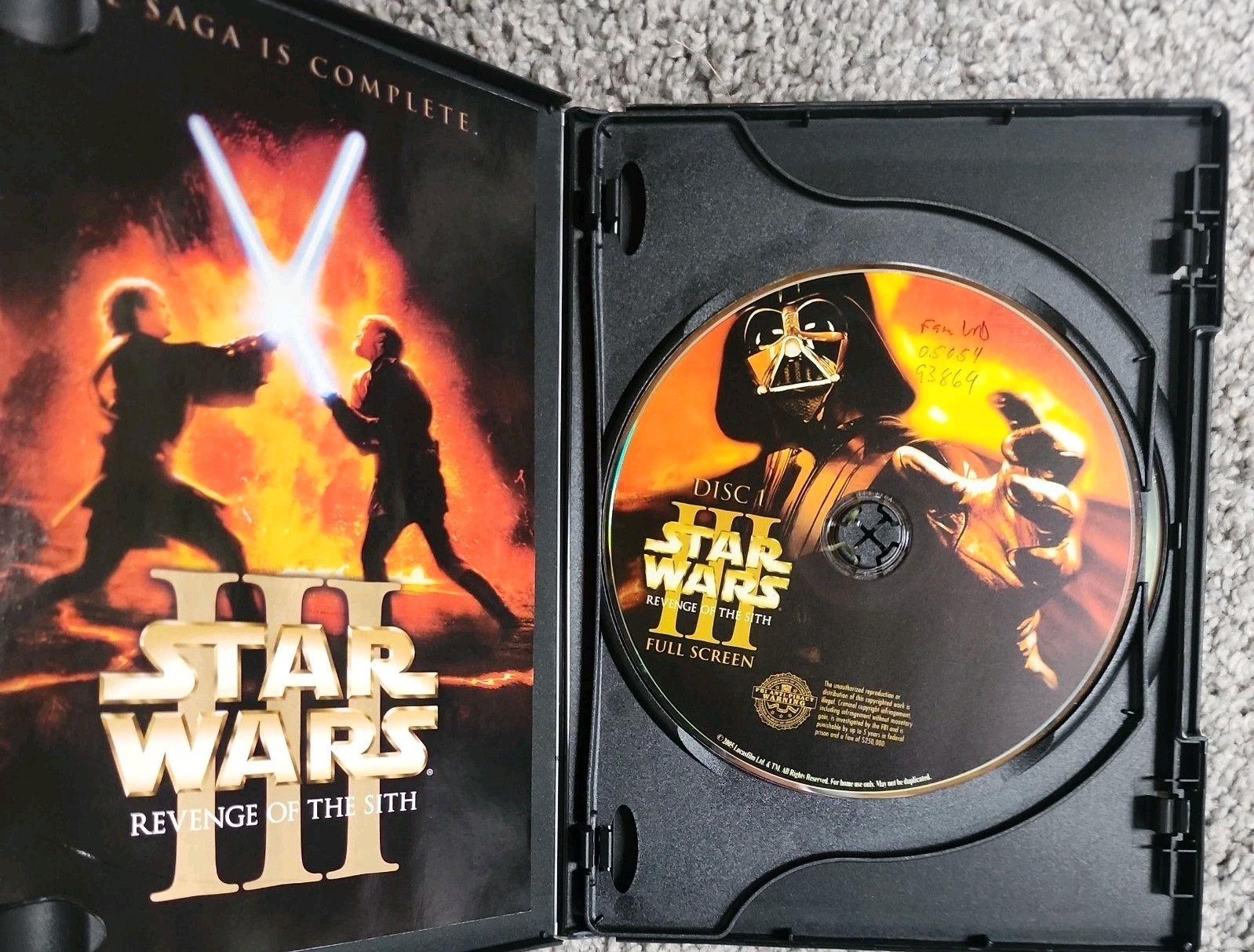 Star Wars: Episode III – Revenge of the Sith ABIS (DVD, 2005, 2-Disc Set) T10
