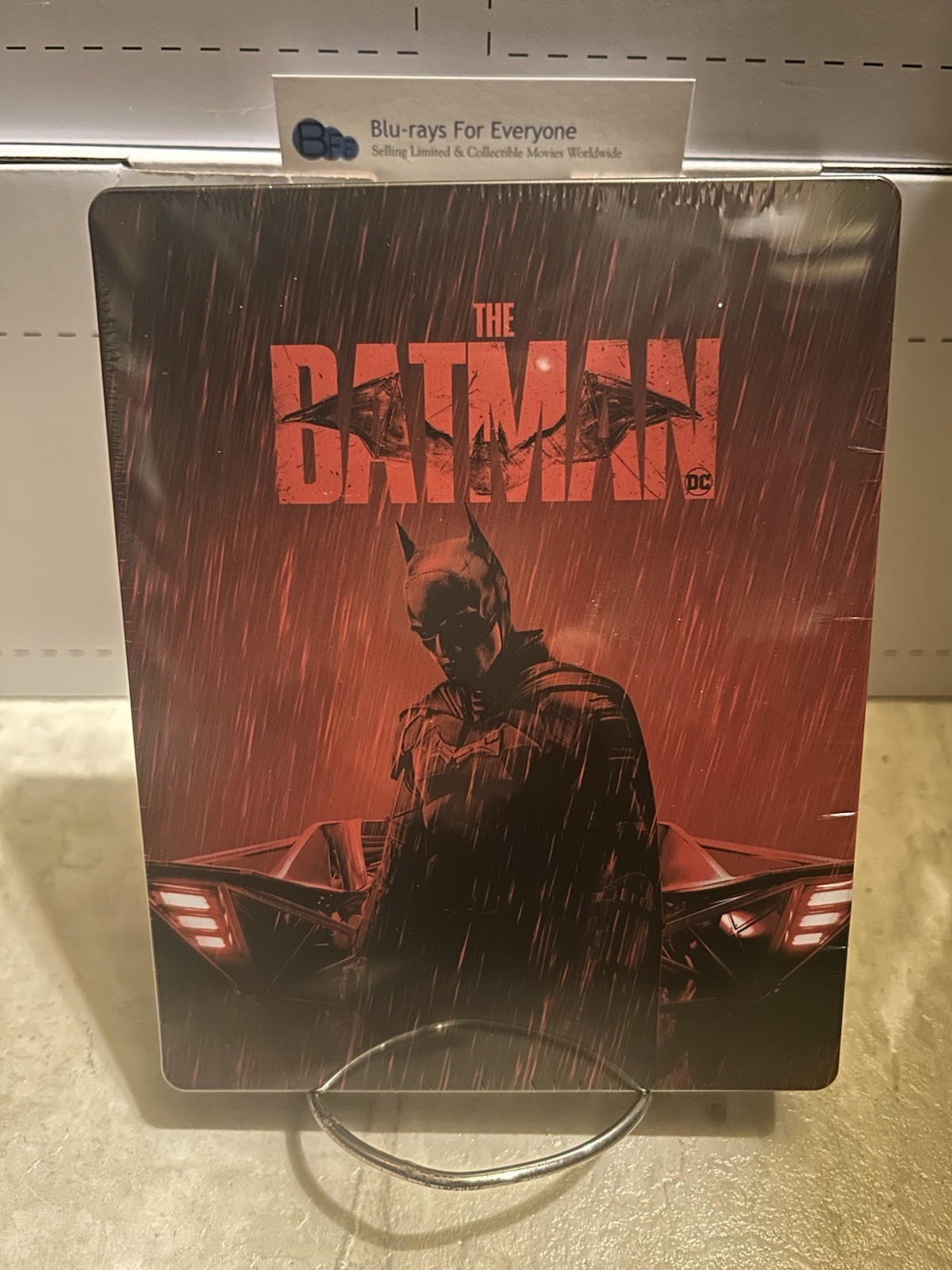 DC The Batman 4K SteelBook Tail Lights Edition UHD Blu-ray (Czech)[2022] No Dent