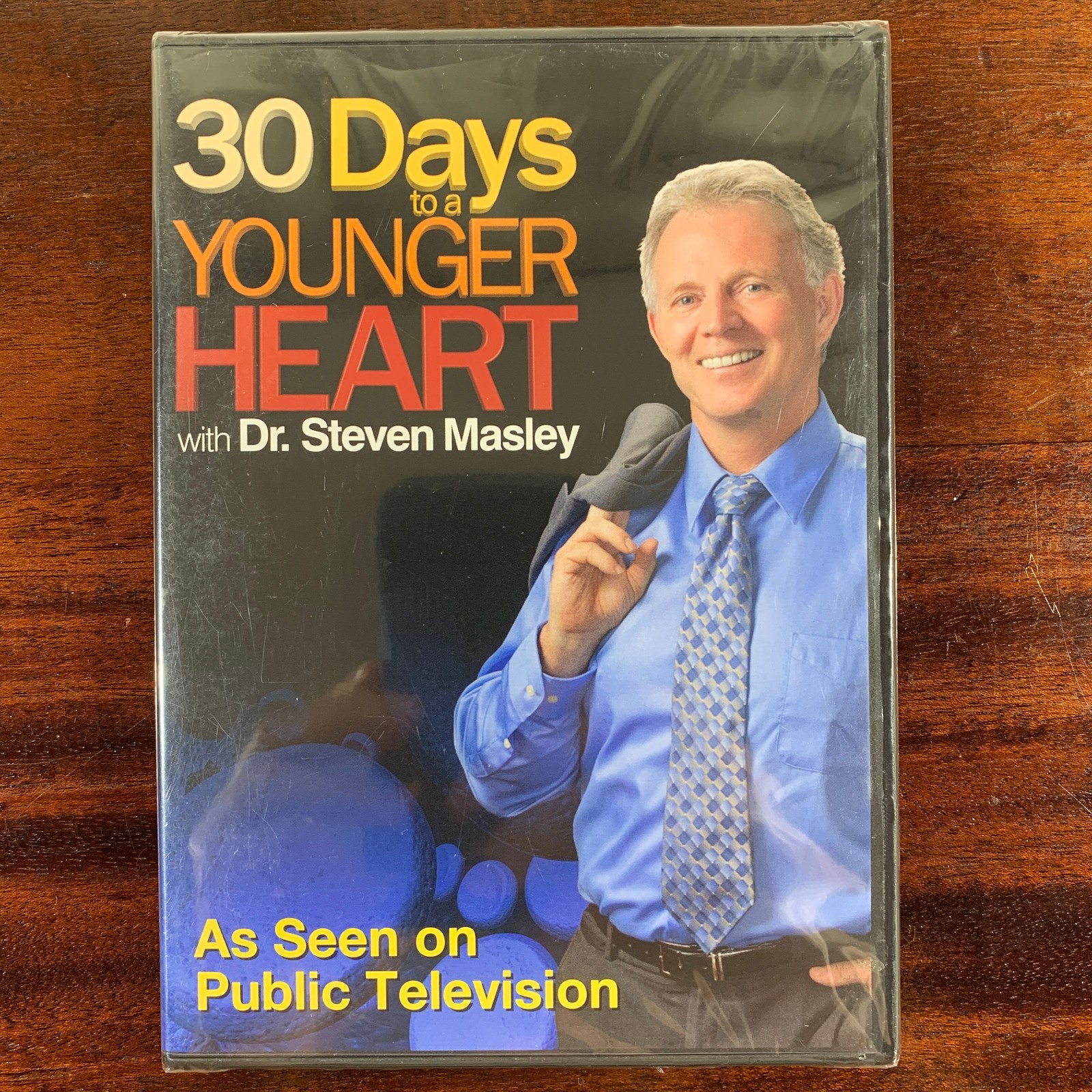30 Days To A Younger Heart with Dr. Steven Masley DVD NEW 2014 PBS light wear