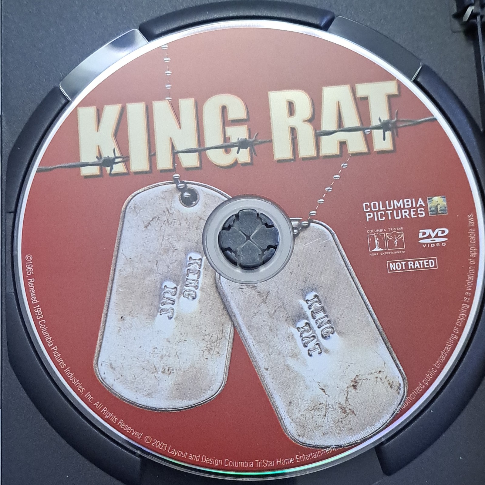 Columbia Pictures King Rat DVD 2003 Widescreen George Segal NR 134 Min