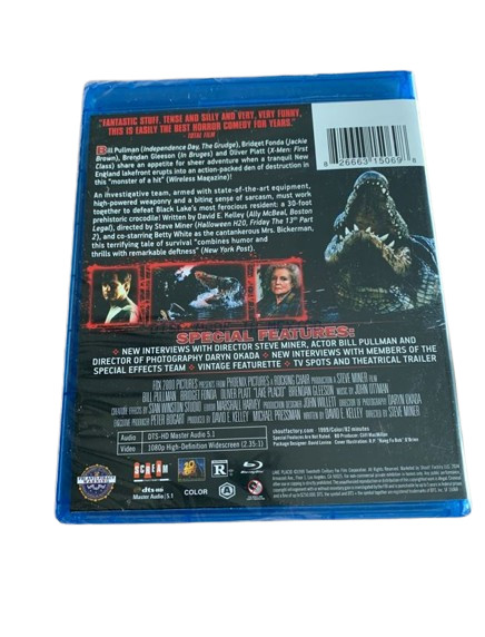 Lake Placid Blu-ray Collector’s Edition Bridget Fonda Bill Pullman Betty White