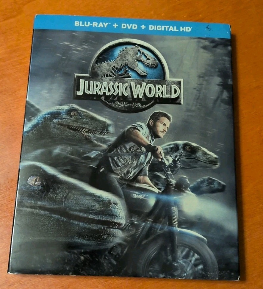 Jurassic World blu-ray Chris Pratt Bryce Dallas Howard Colin Trevorrow