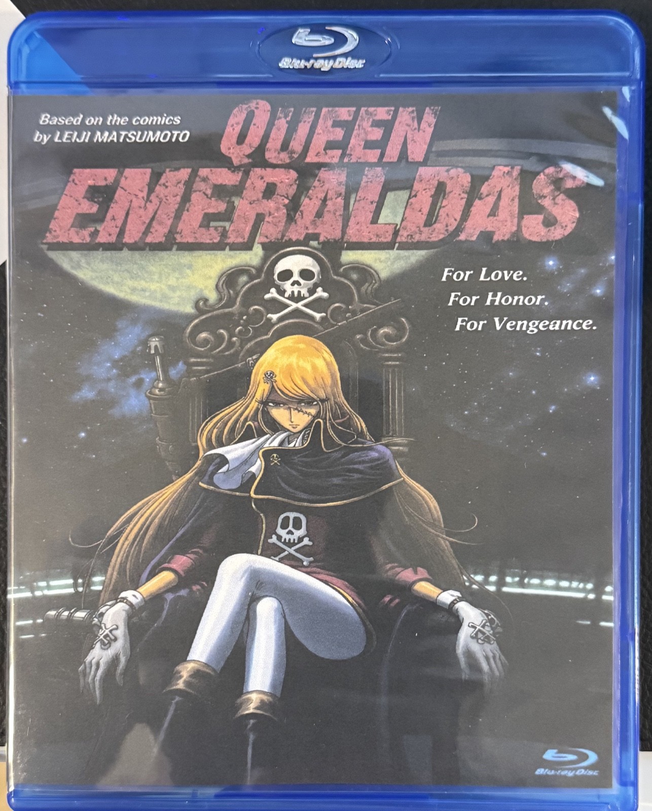 Queen Emeraldas Anime BLU-RAY 4 OVA Spanish English Japanese and French DVD