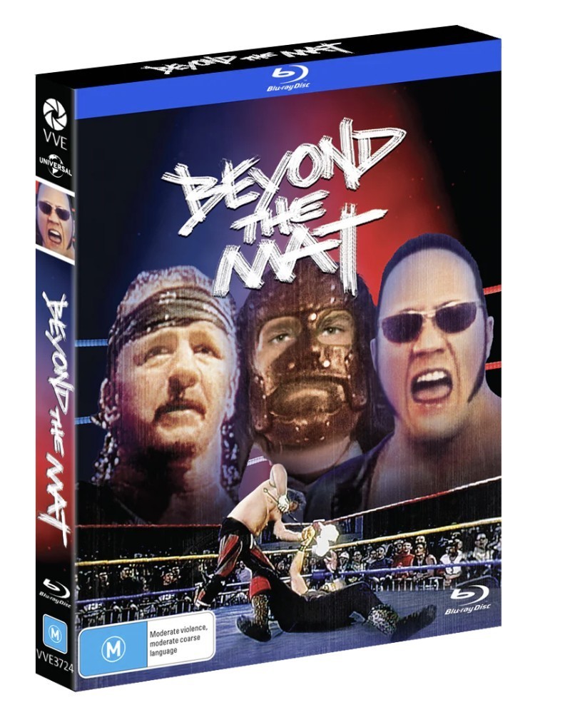 Beyond the Mat (1999) Dwayne Johnson Blu-Ray with slipcase NEW (Playable in USA)