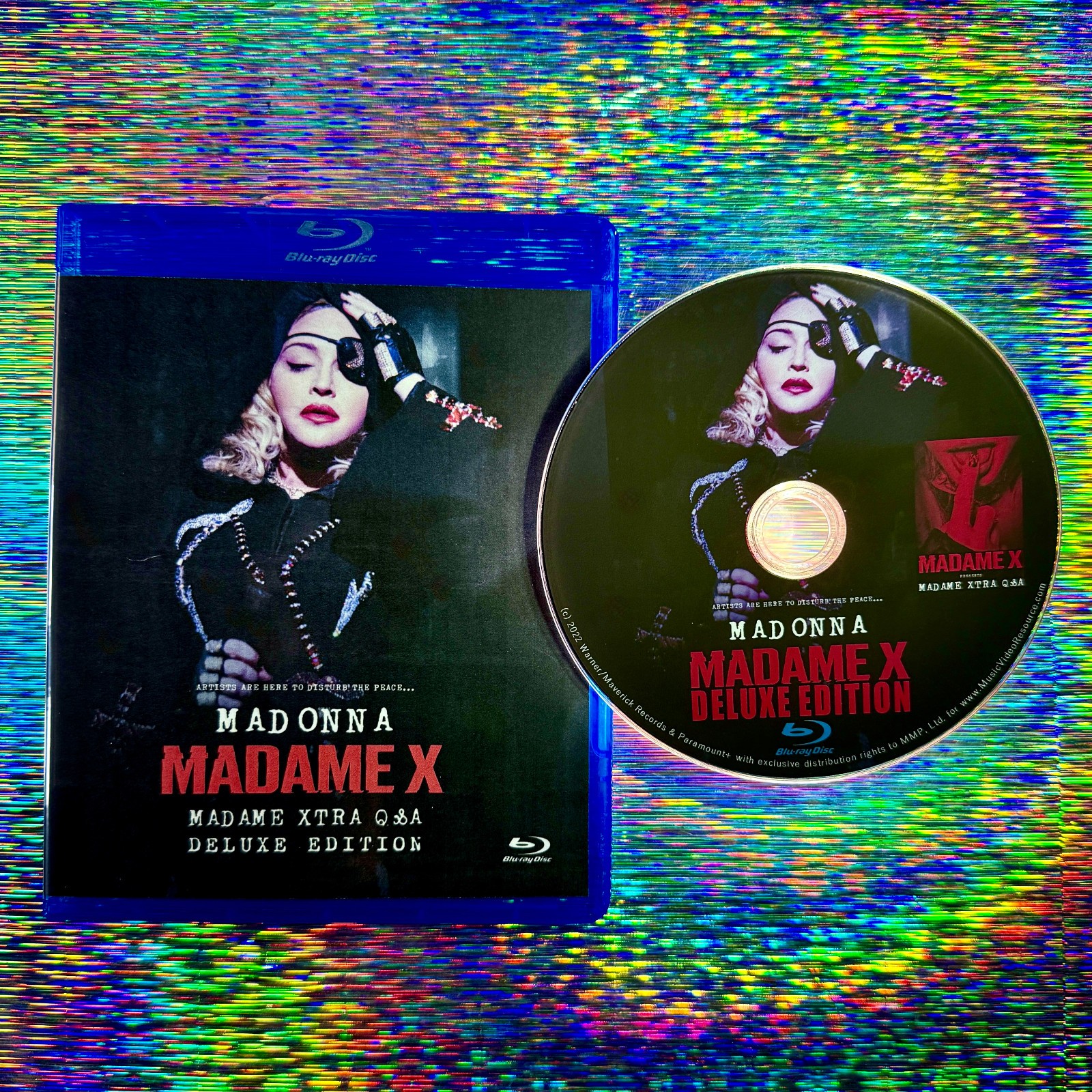 MADONNA MADAME X DELUXE EDITION BLU-RAY with BONUS MADAME XTRA Q&A USA SELLER
