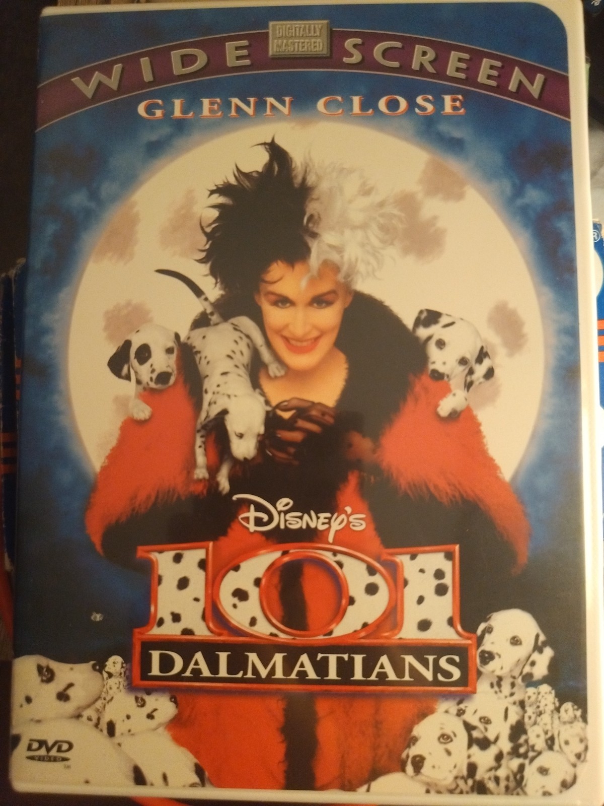 Disney’s 101 Dalmatians DVD starring Glenn Close