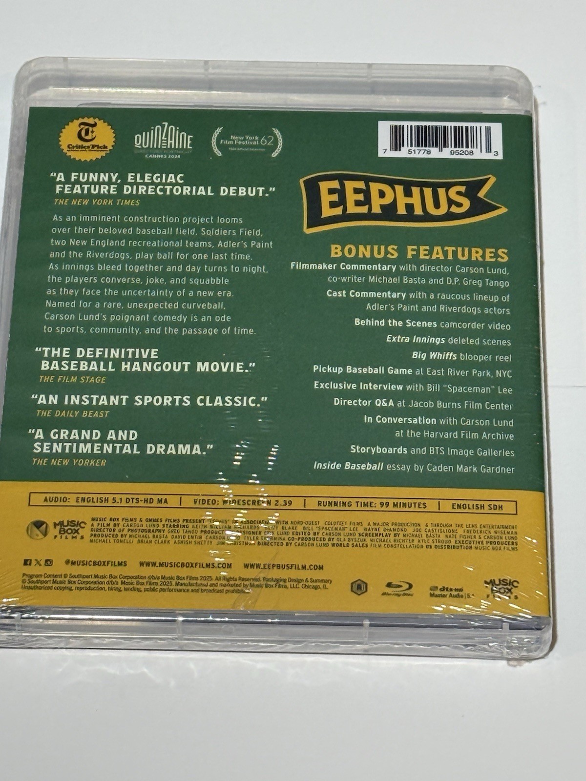 Eephus [New Blu-ray]