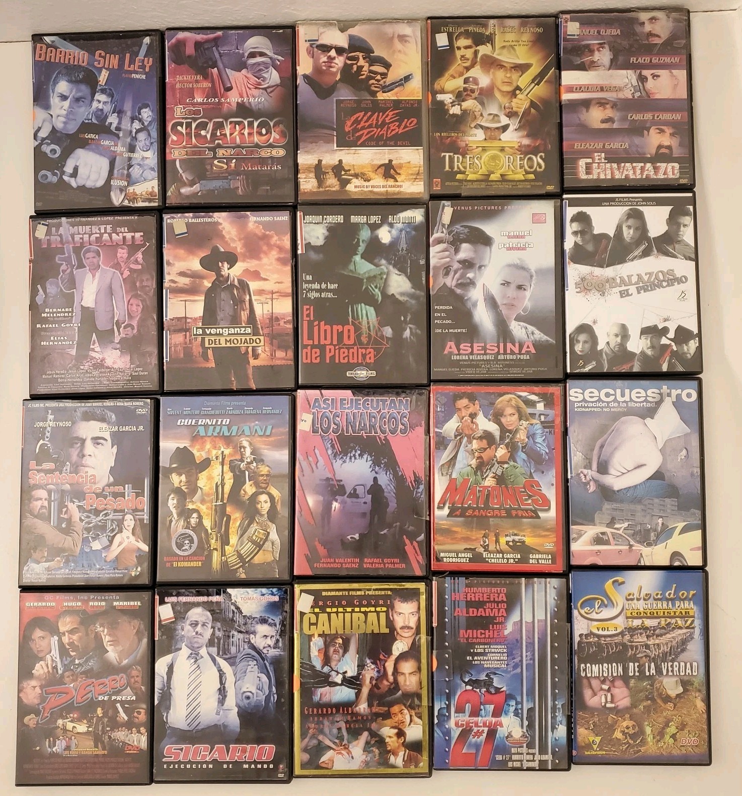 40 DVD Spanish Movies lot Peliculas Mexicanas Mexican Espanol