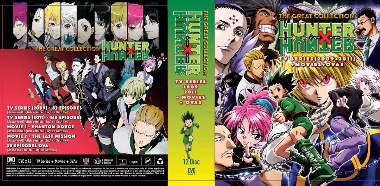 Hunter x Hunter Complete Collection Series Boxset DVD [English Dub] [Fast Ship]