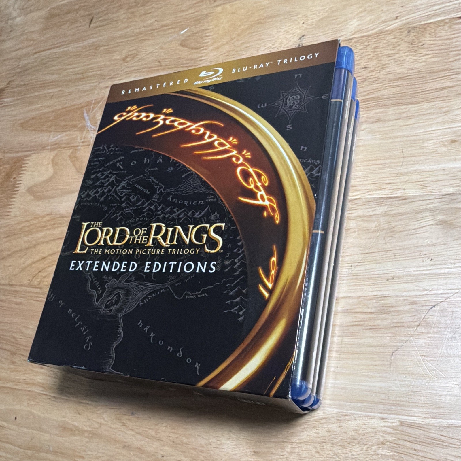 Lord of the Rings Motion Picture Trilogy Extended Remastered Blu-ray