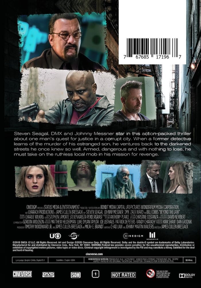 Beyond the Law (DVD) Steven Luke Tom Berenger