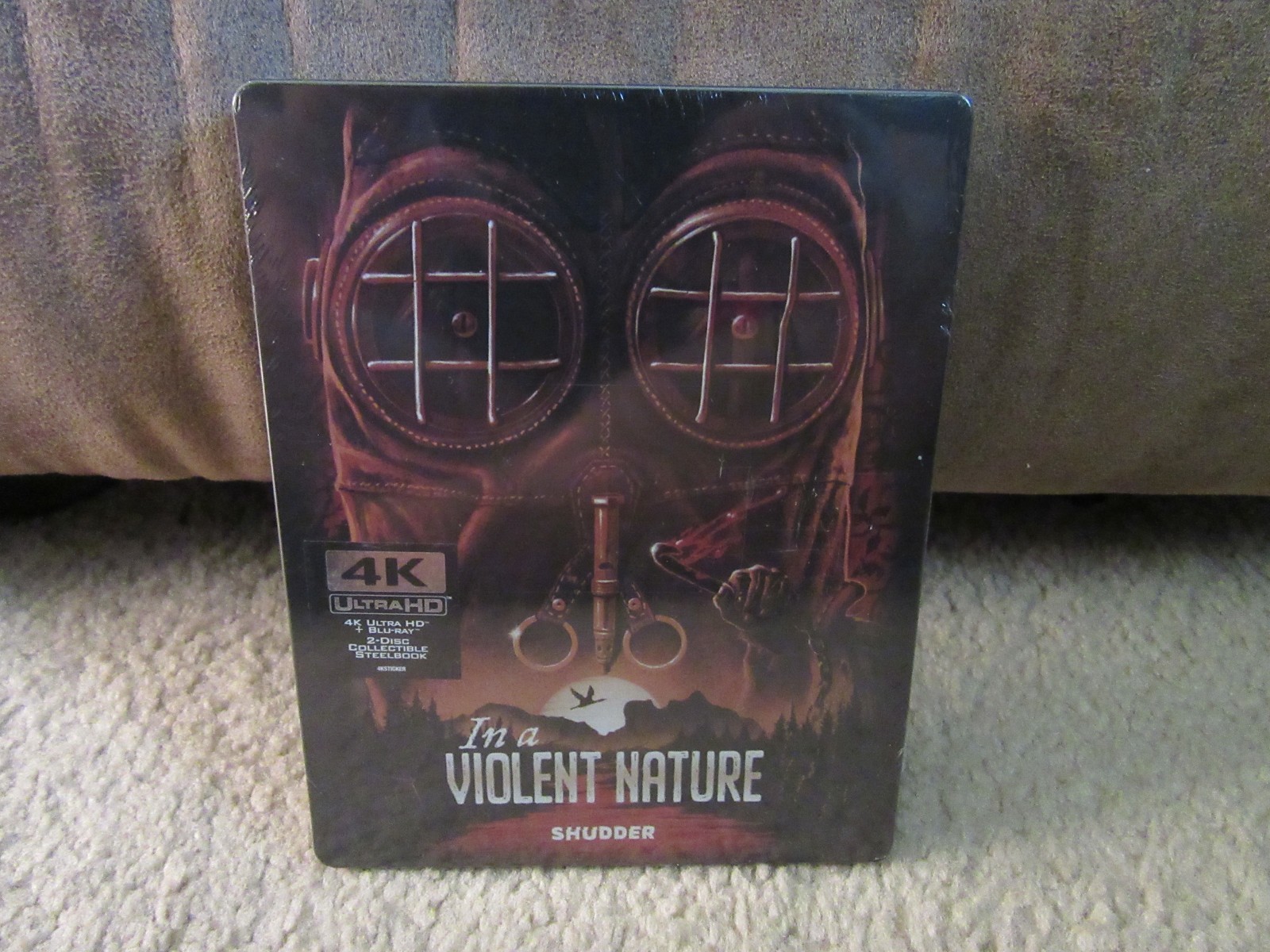 IN A VIOLENT NATURE [2023] [STEELBOOK] 4K ULTRA HD + BLU-RAY [BRAND NEW]