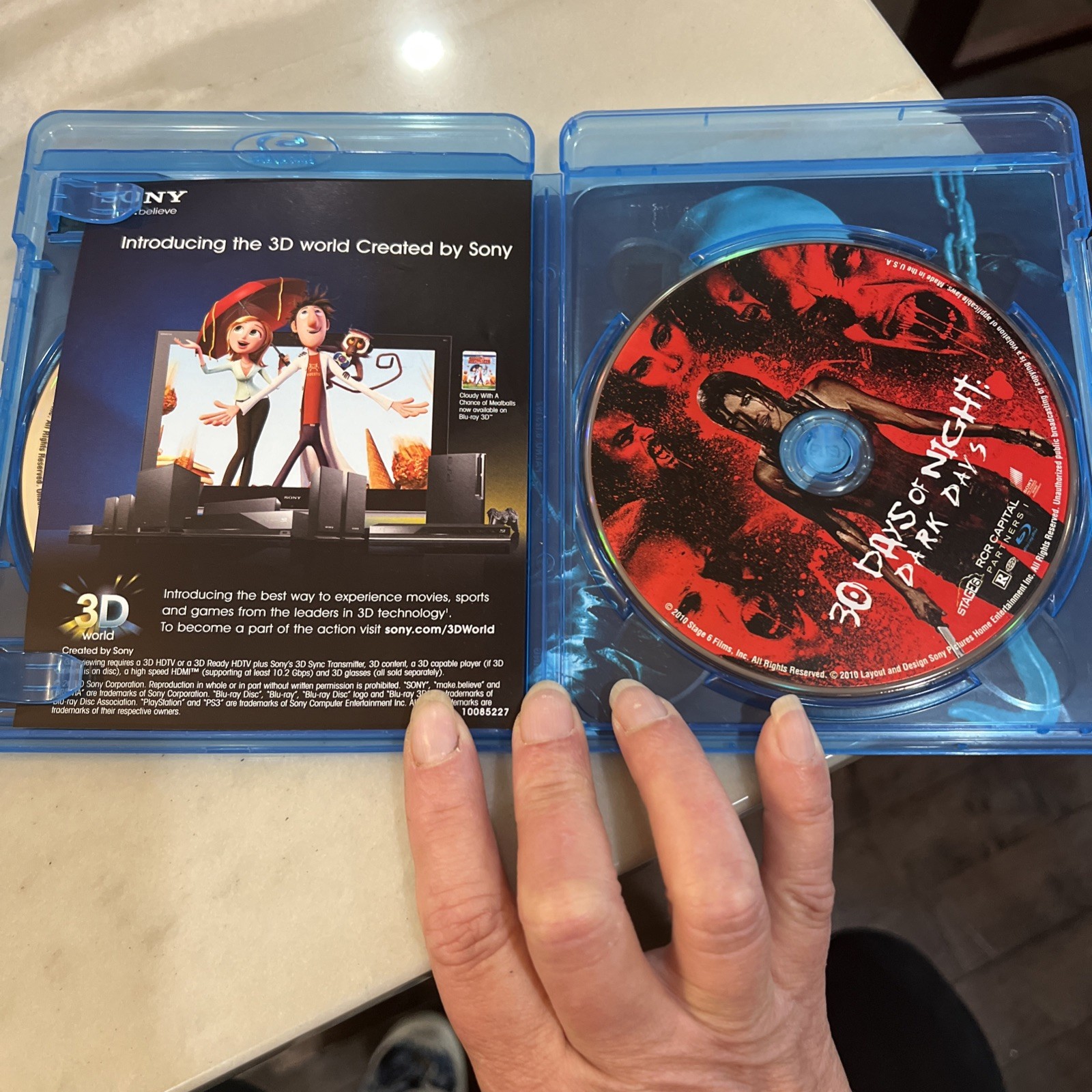 30 Days of Night Dark Days Blu-ray DVD Combo 2010 Kiele Sanchez Horror
