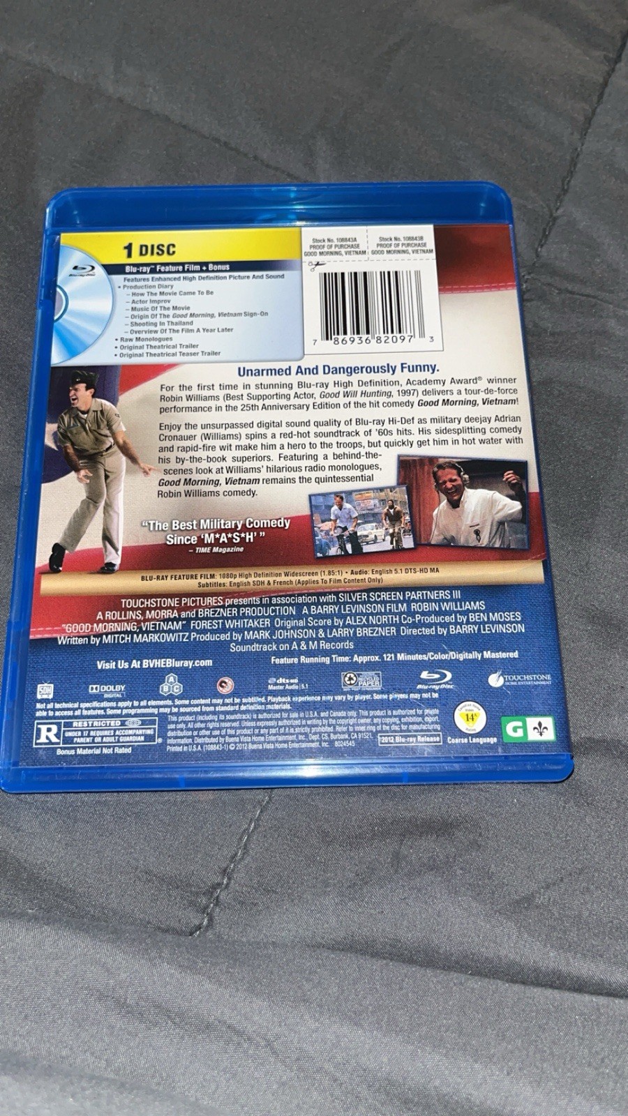 Touchstone Pictures Good Morning, Vietnam 25th Anniv Blu-ray R Widescreen