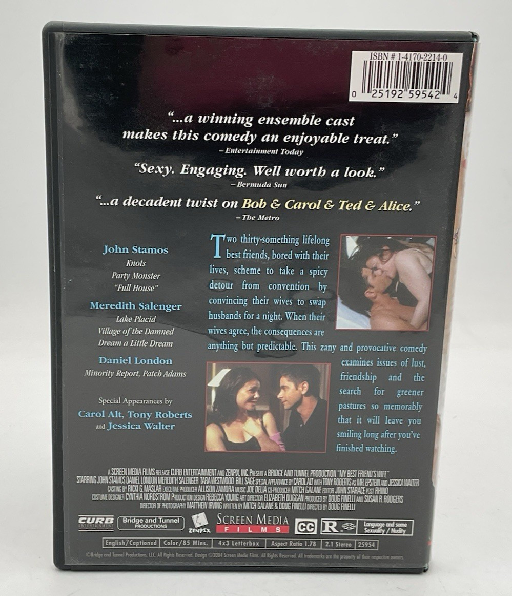 My Best Friend’s Wife DVD Screen Media Films 2004 NICE Fast Free Shipping!