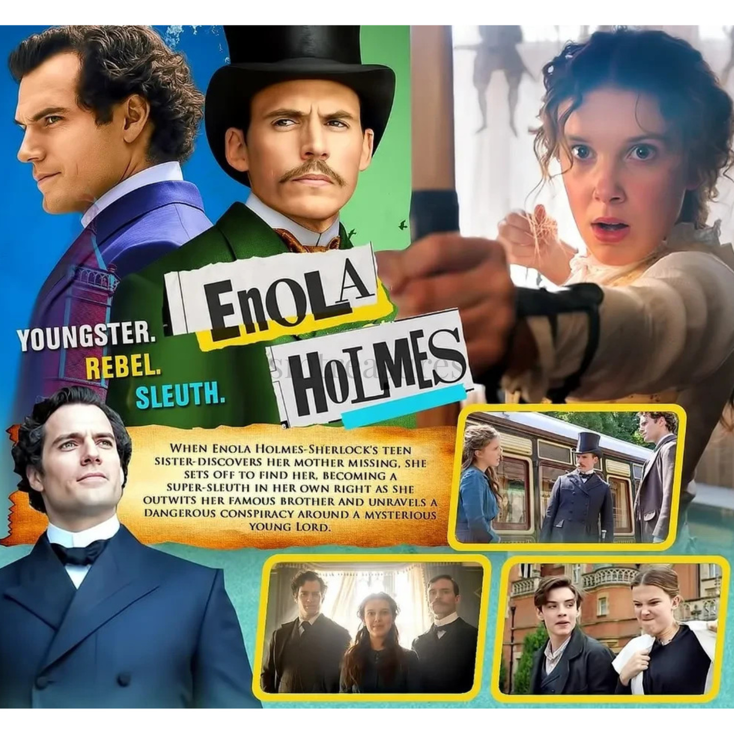 Enola Holmes (2020-2022) DVD Season 1&2 Mystery Adventure Movie FULL HD DVD-NEW