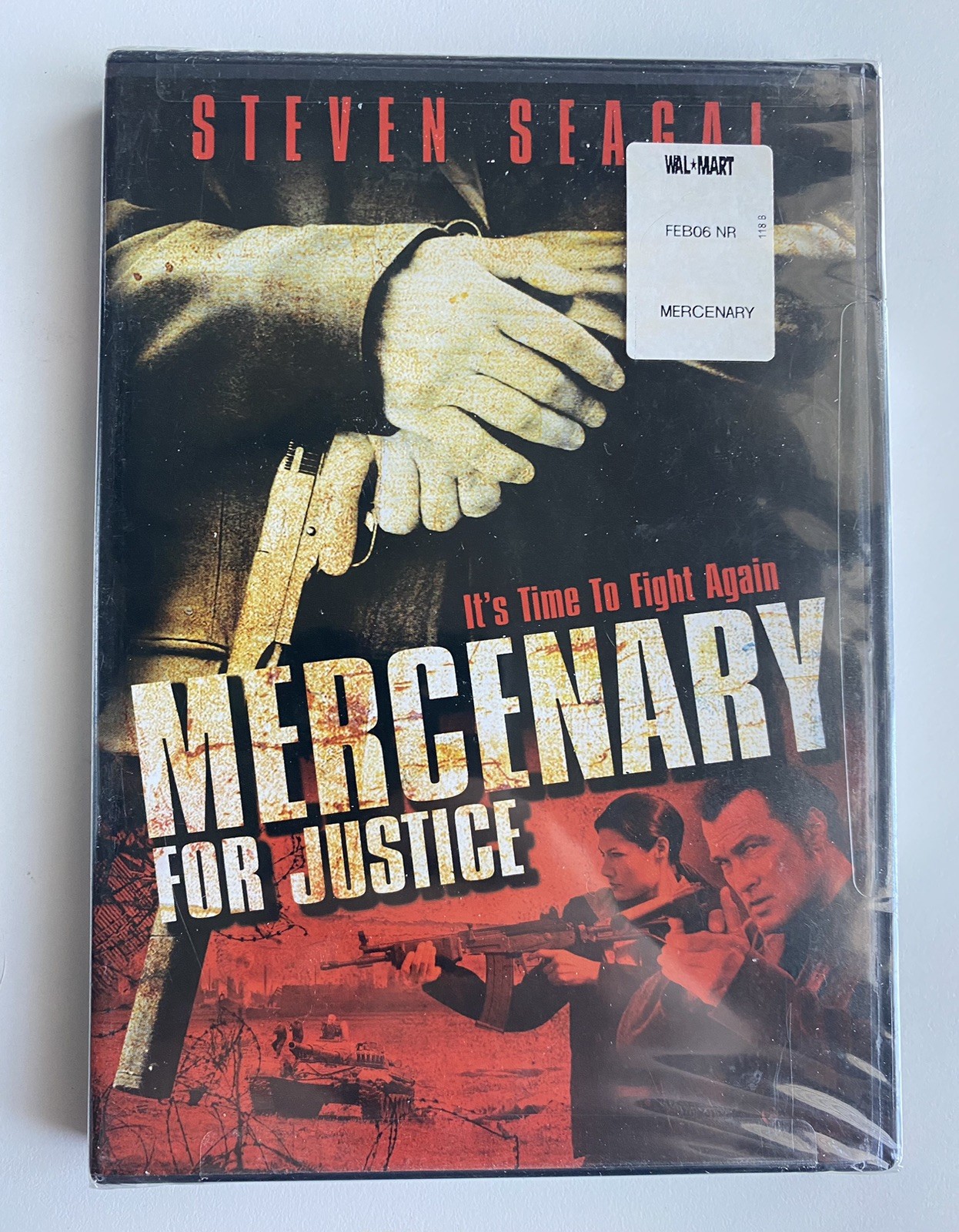 SEALED Mercenary for Justice (DVD, 2009) Steven Seagal
