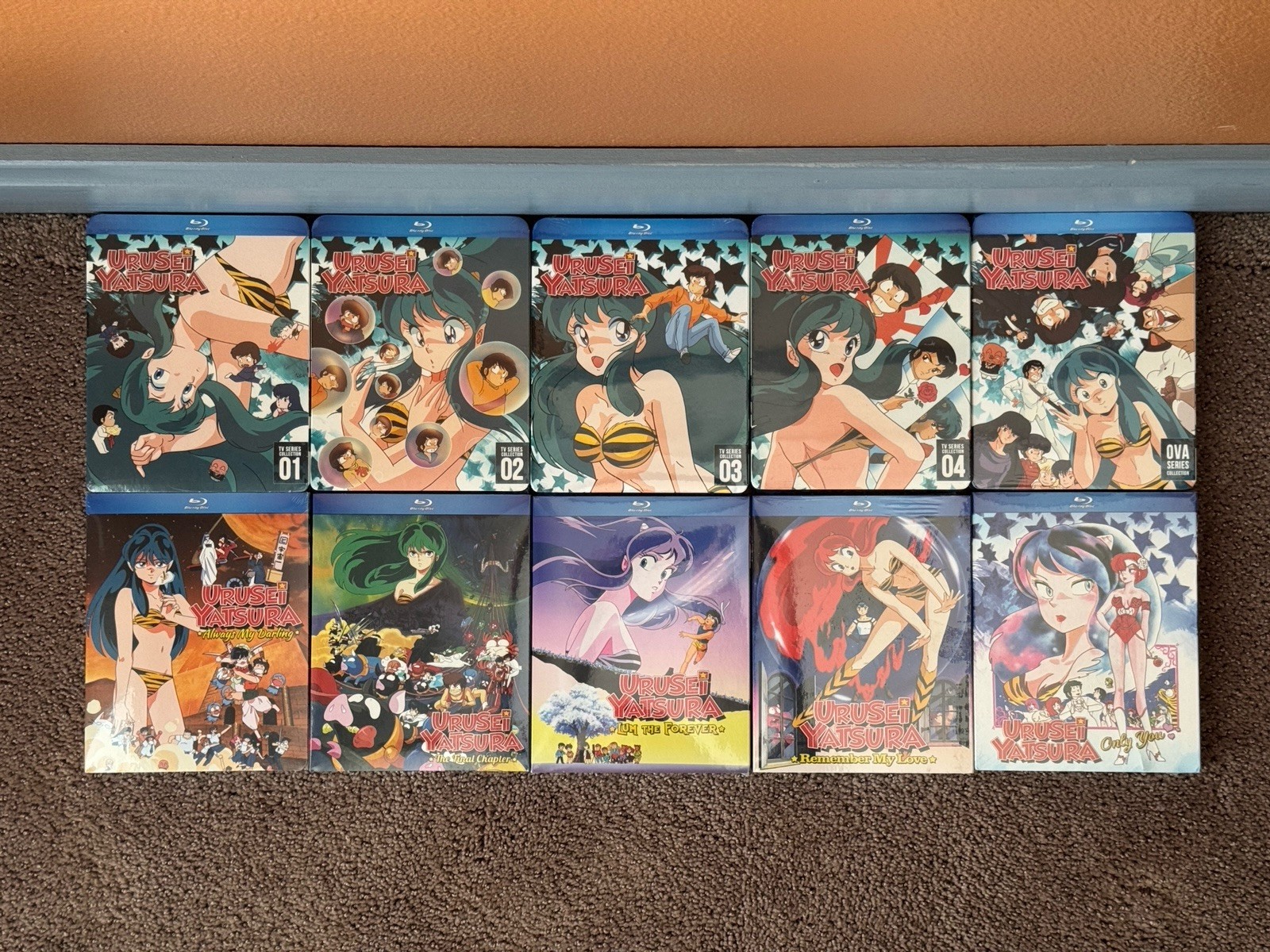 Urusei Yatsura Series 1, 2, 3, 4, OVA + Movies 1, 3, 4, 5, 6 Blu-ray New Sealed
