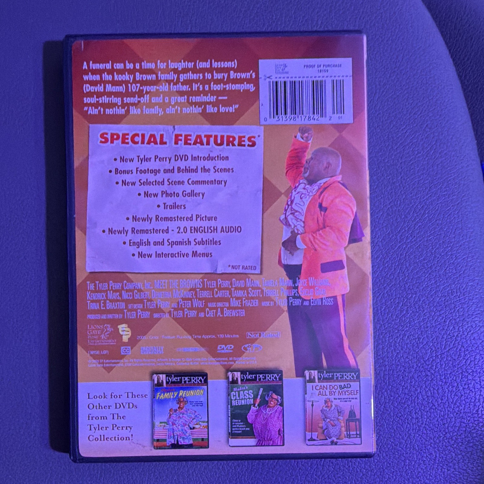Tyler Perry Collection Meet the Browns DVD NTSC 2008 NR 139min Commentary