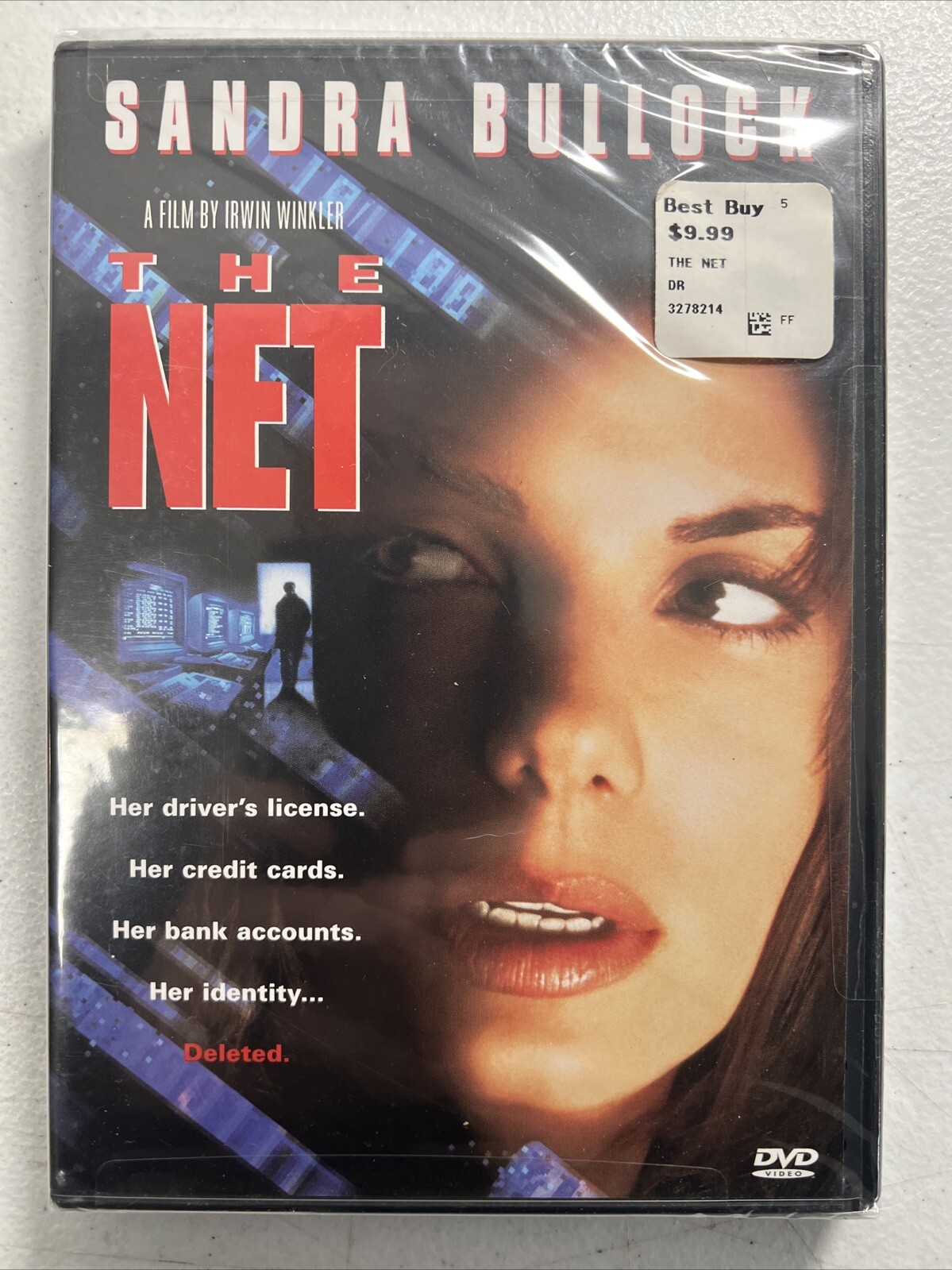 The Net (DVD, 1997) Widescreen and Full Frame/Standard Sandra Bullock NEW Sealed