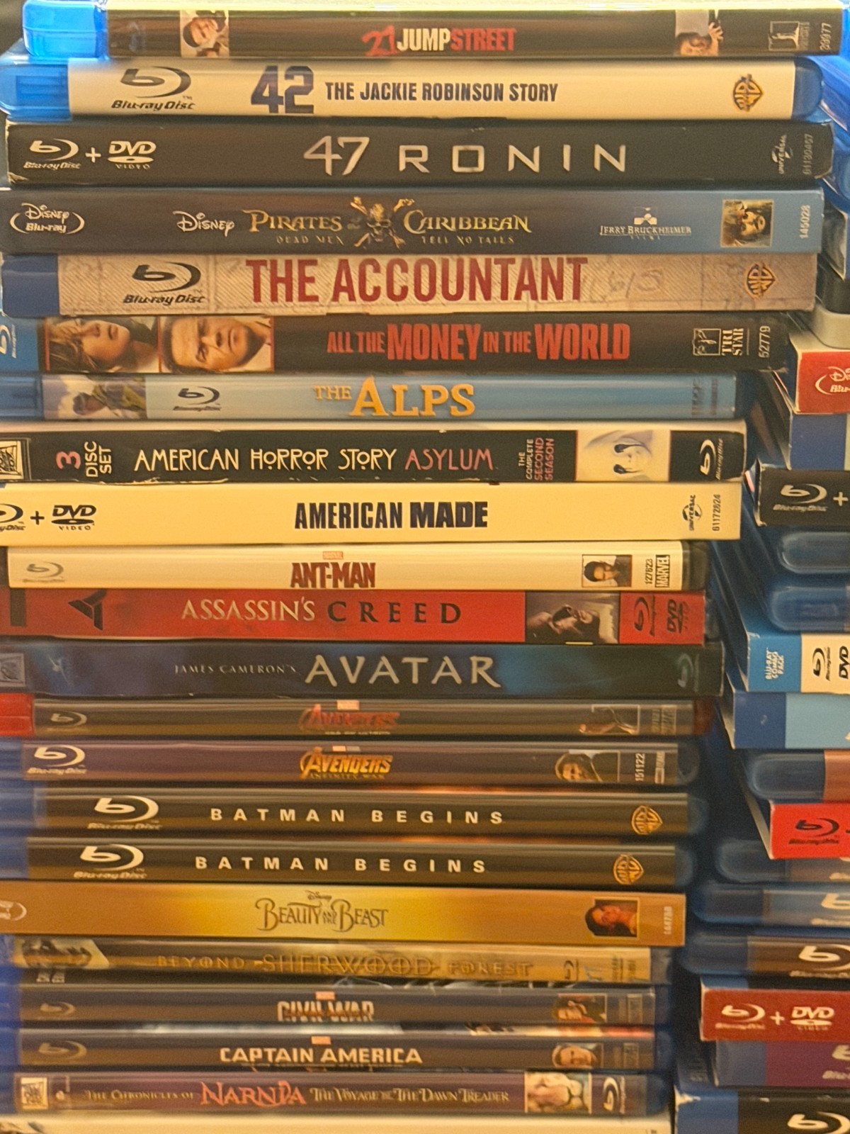 Huge Blu Ray Lot – You Pick! Many SEALED / 4k – Horror Action Disney Marvel DC
