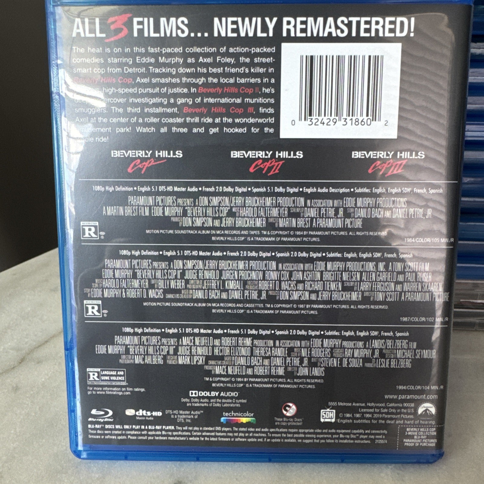 Beverly Hills Cop: 3-Movie Collection (Blu-ray)