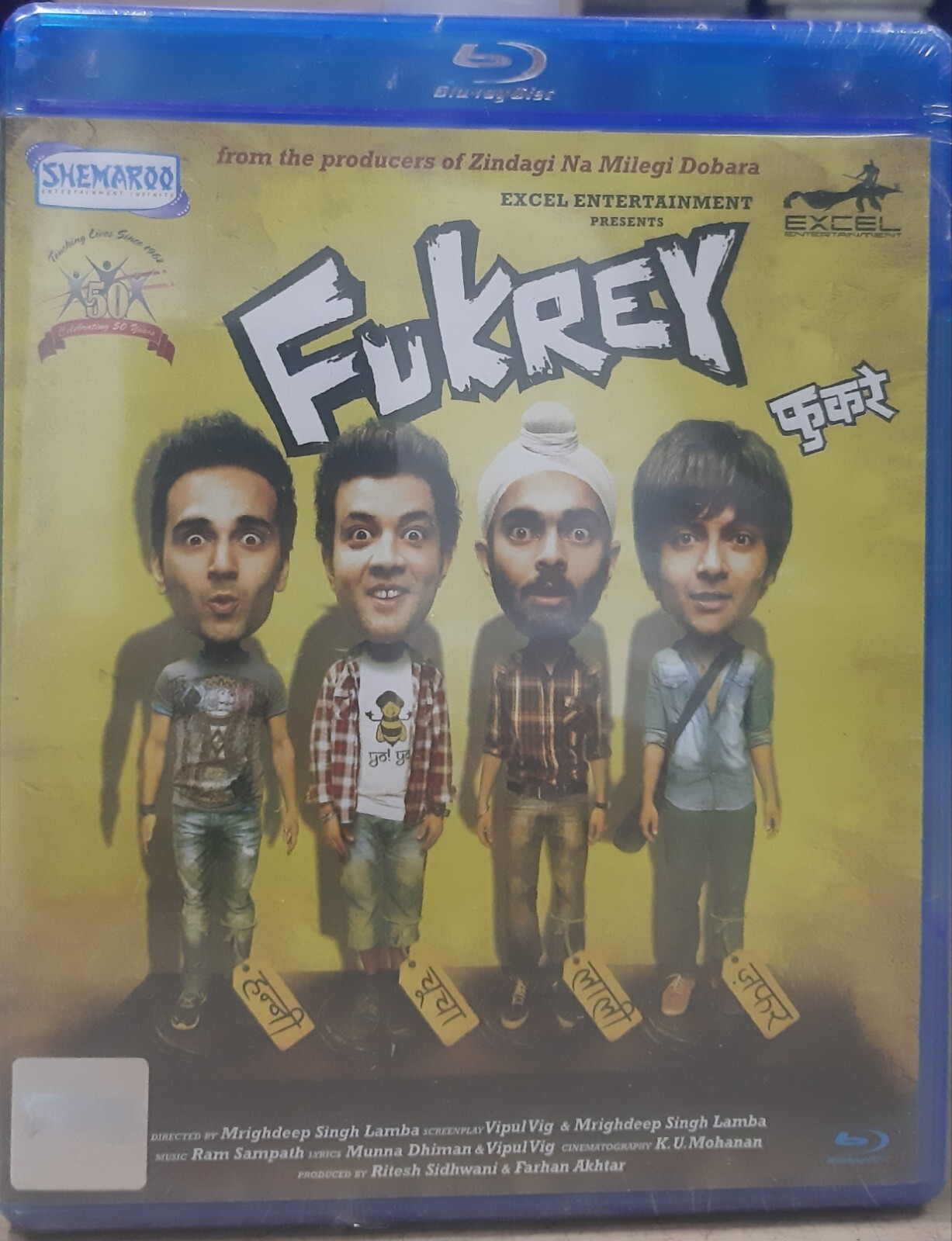 Fukrey – Pulkit Samrat, Ali Fazal – Bollywood Hindi Movie Bluray Special Edition