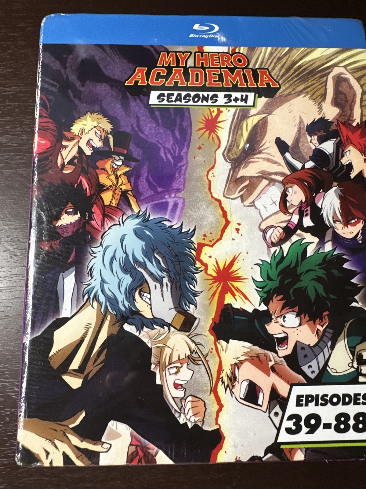 My Hero Academia: Season 1, 2, 3 & 4 Blu-ray New Sealed Anime 1-4 Episodes 1-88