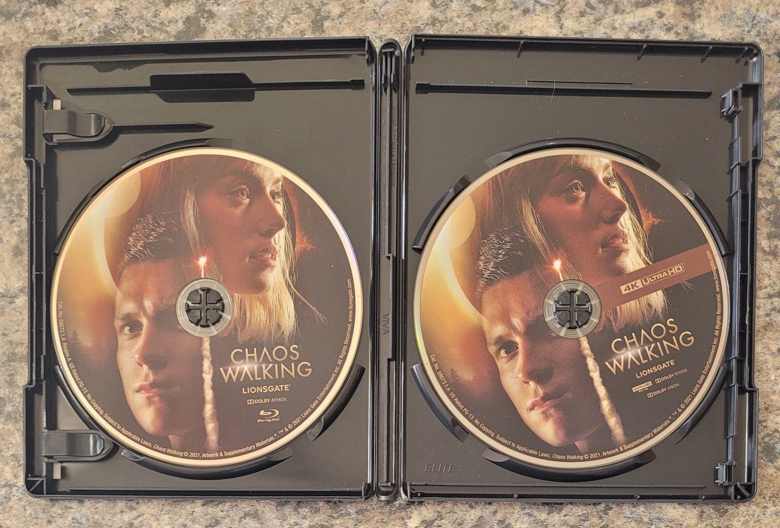 Tom Holland: Chaos Walking 2021 & Uncharted 2022 (4K Ultra HD + Blu ray)
