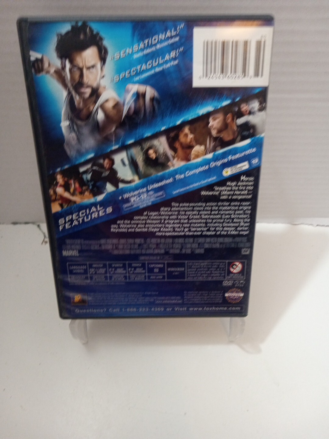 X-Men Origins : Wolverine (2009 DVD 107 Min) Hugh Jackman PG-13