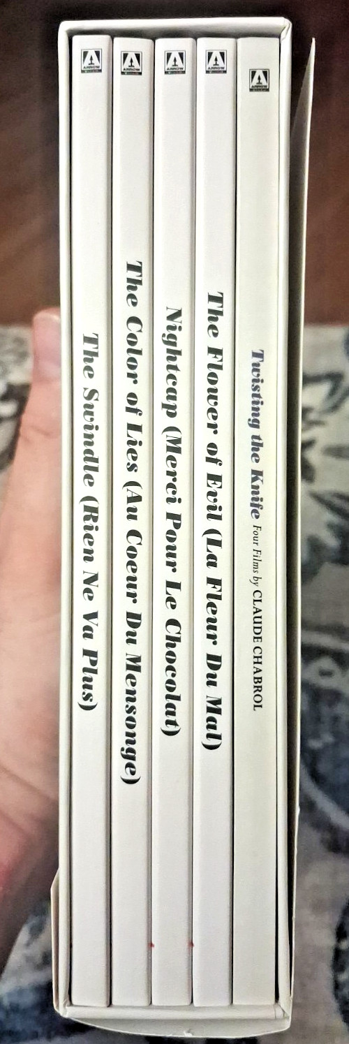 Twisting the Knife: Four Films by Claude Chabrol (Blu-ray, 1997) Arrow Video set