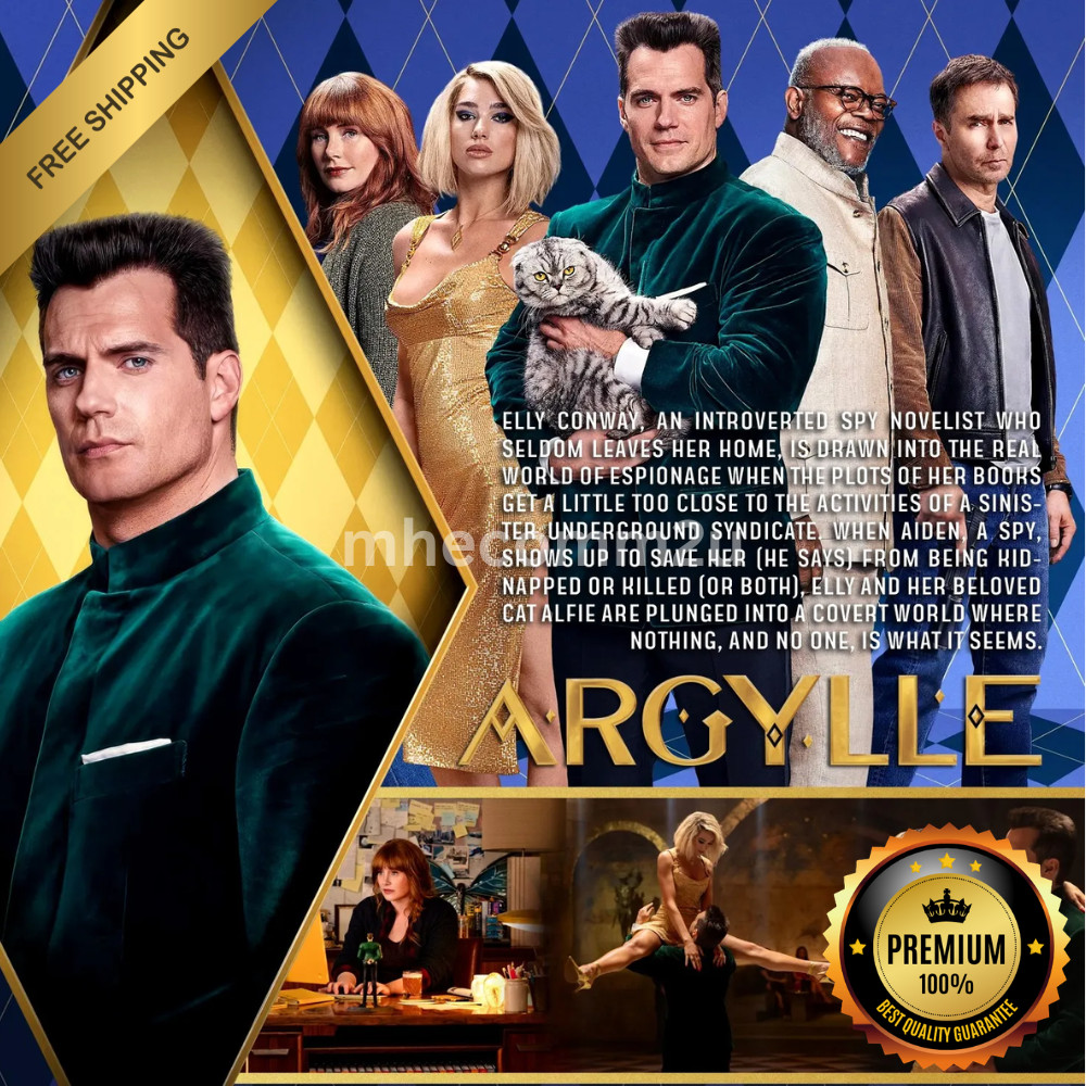 Argylle 2024 DVD Action Movie Full HD Audio English Sub All Region Free Ship-New