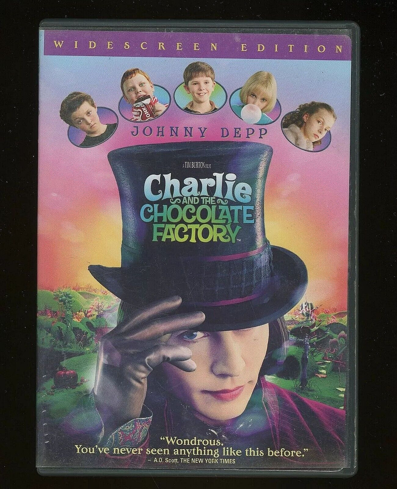 Charlie and the Chocolate Factory DVD 2005 Widescreen Johnny Depp 115 min. B2B2C