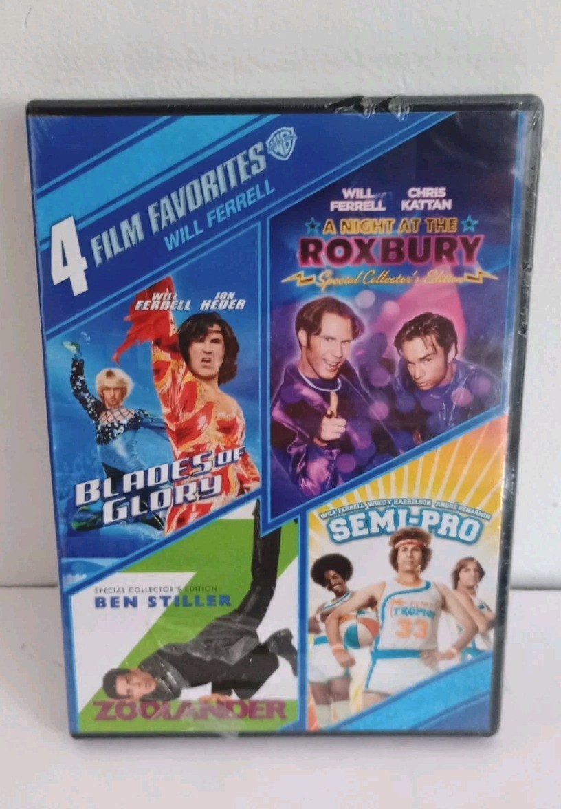 Will Ferrell: 4 Film Favorites (DVD, 2014, 4-Disc Set)