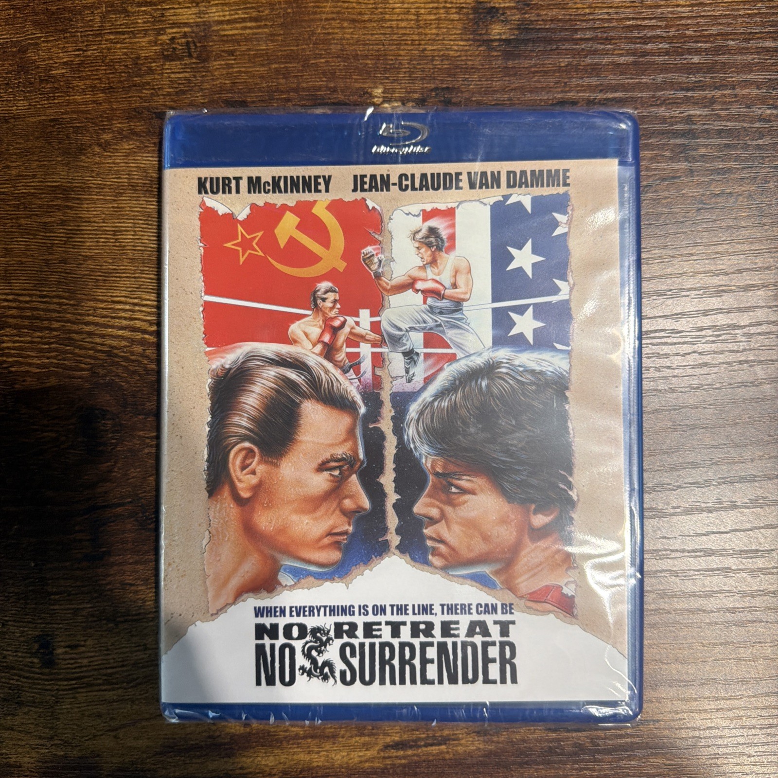 NO RETREAT, NO SURRENDER BLURAY RARE OOP 1986 VAN DAMME MARTIAL ARTS KARATE NEW