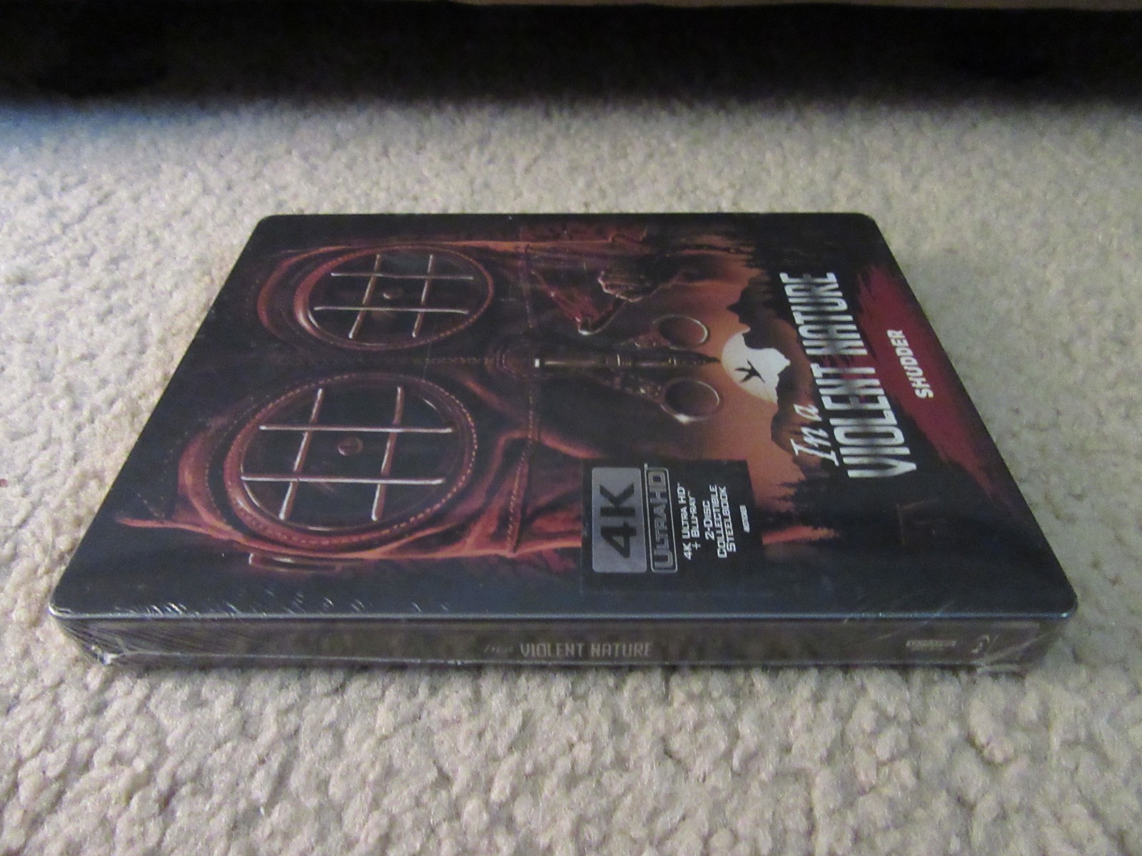 IN A VIOLENT NATURE [2023] [STEELBOOK] 4K ULTRA HD + BLU-RAY [BRAND NEW]