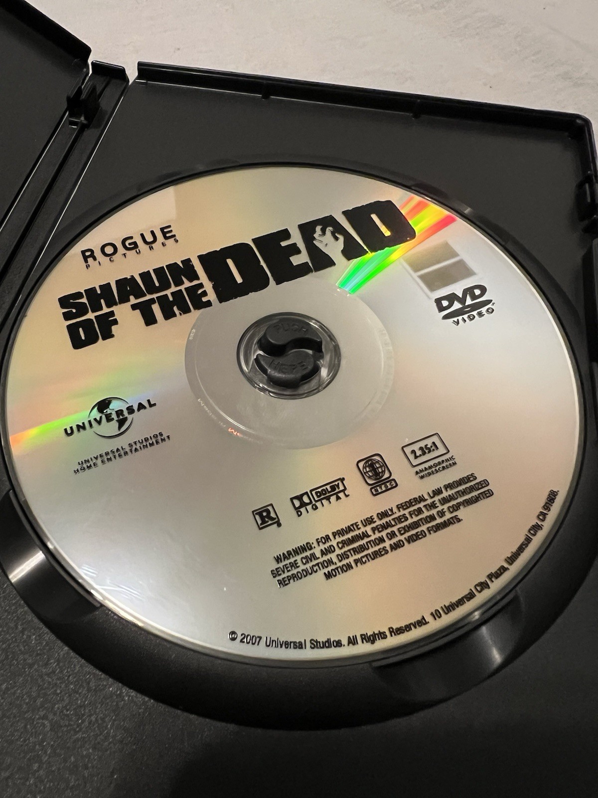 Universal Shaun of the Dead DVD 2007 Widescreen R 2.35:1 Simon Pegg