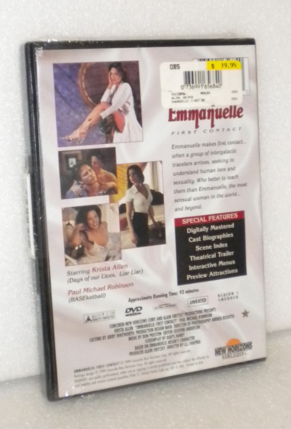 Emmanuelle: First Contact (DVD, 1999) Krista Allen Paul Michael Robinson sci-fi