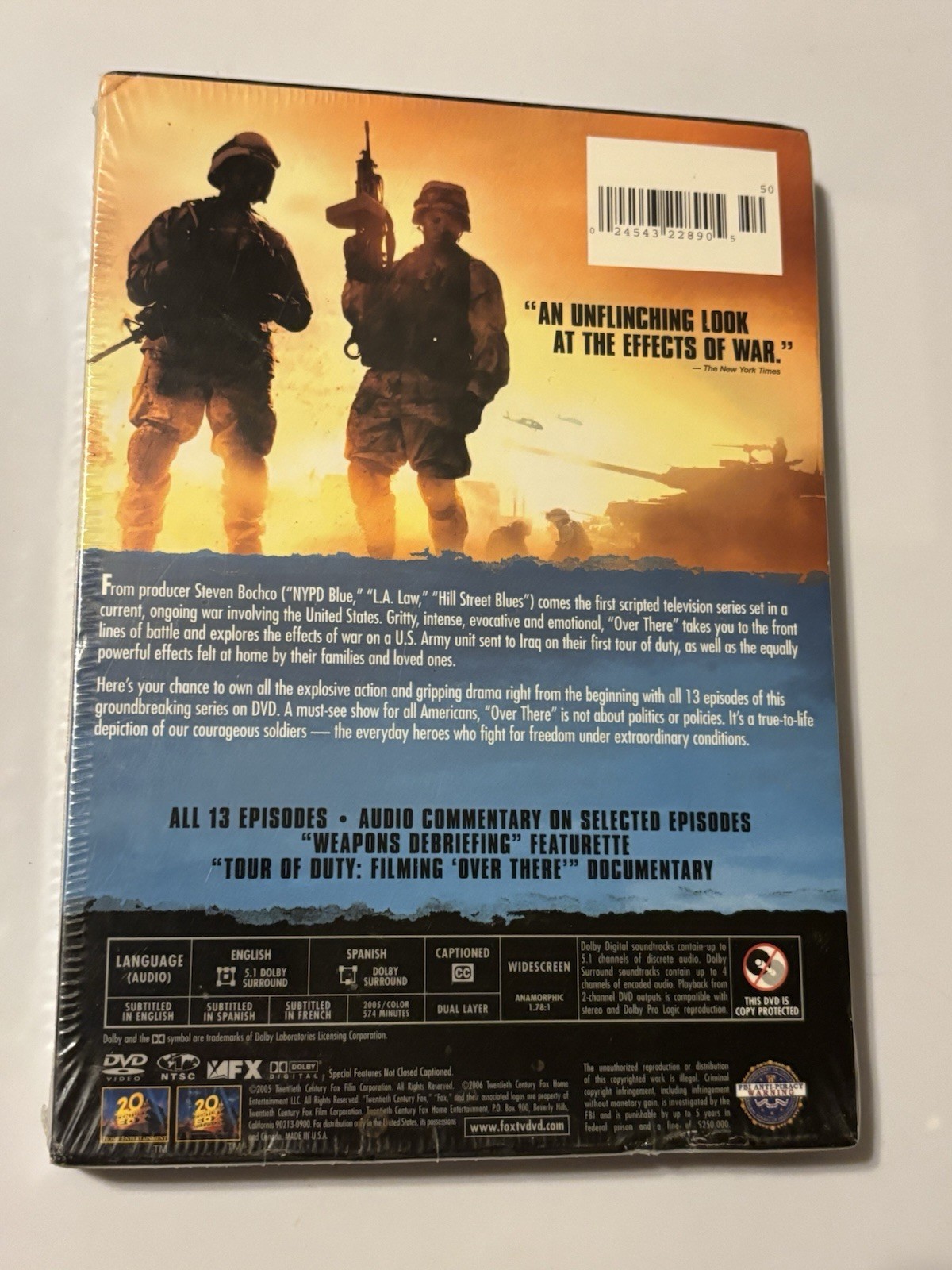 OVER THERE – Steven Bochco DVD NEW/SEALED