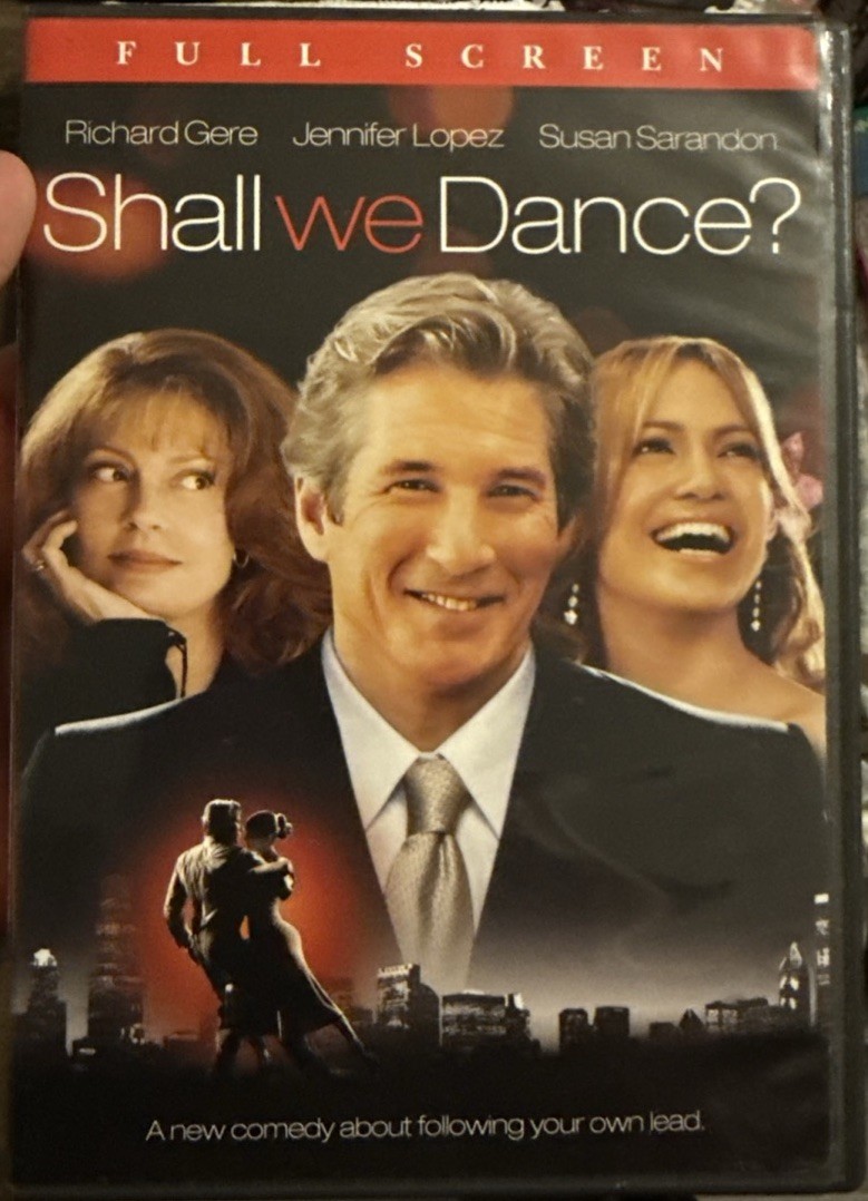 Shall We Dance? DVD Full Screen Tall Case w/ Richard Gere Jennifer Lopez