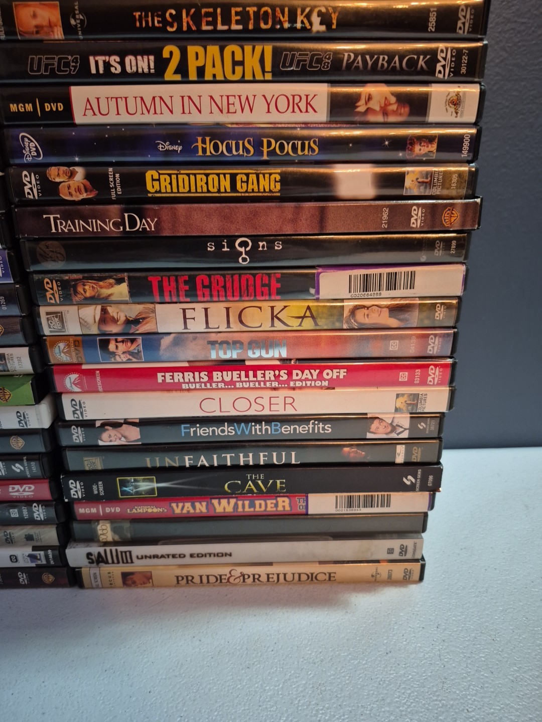 DVD/Blu Ray Movies Make Your Selection – Comedy, Action, Drama, Rom Com, Horror