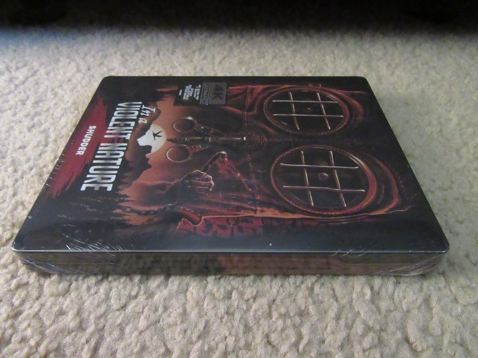 IN A VIOLENT NATURE [2023] [STEELBOOK] 4K ULTRA HD + BLU-RAY [BRAND NEW]