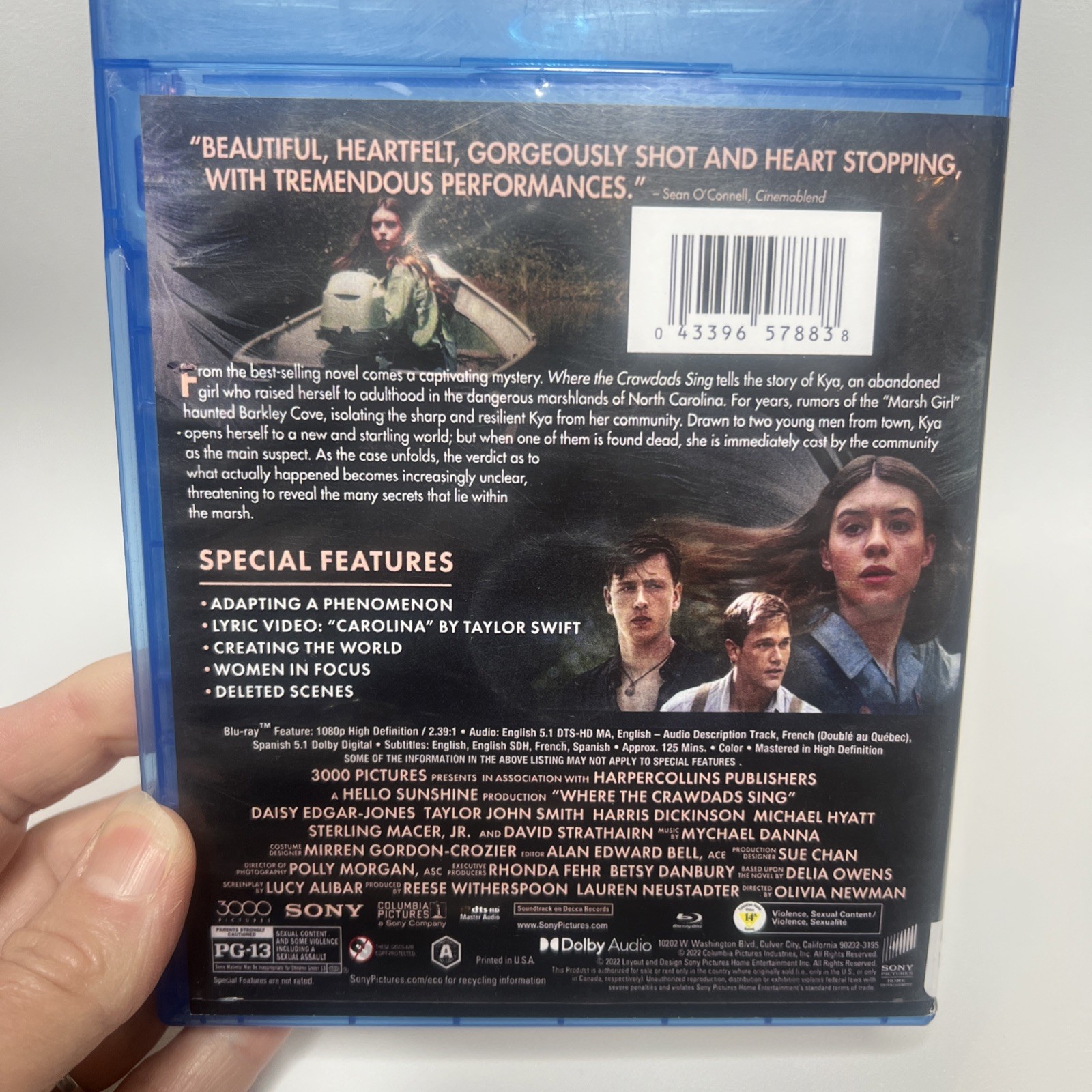 Where the Crawdads Sing [Blu-ray] EX-LIBRARY Very GOOD