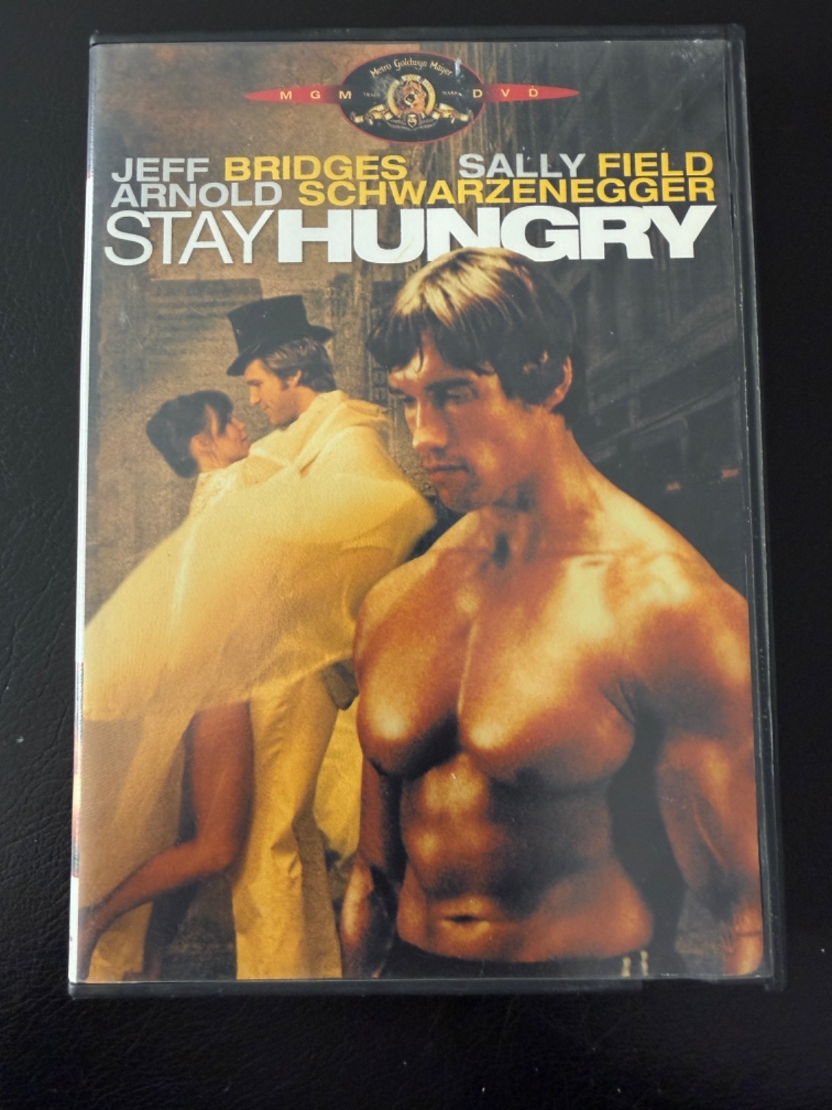Stay Hungry (DVD) OOP Jeff Bridges Arnold Schwarzenegger Sally Field Rafelson