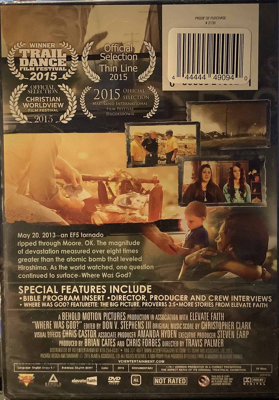 Where Was God? Stories of Hope After the Storm (DVD) “Dove” NR / 89 Min