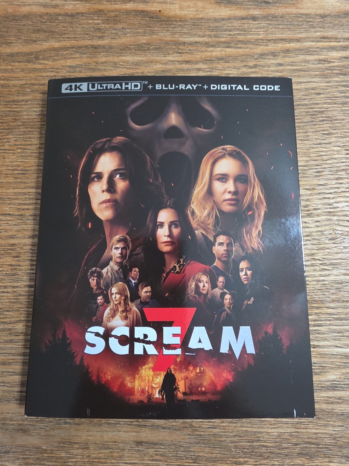 Scream 7 (4K ULTRA HD + BLU-RAY + DIGITAL CODE) W/Slipcover Sealed