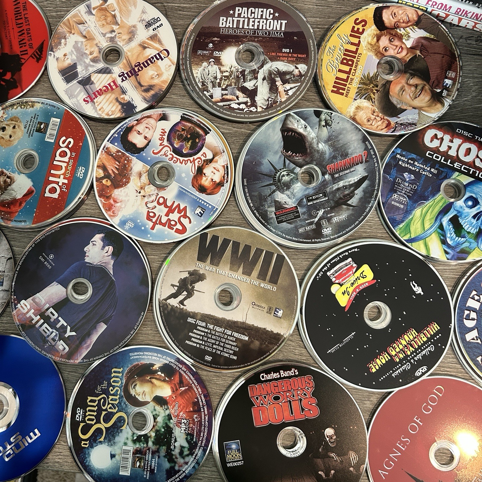 100 Wholesale lot dvd movie assorted bulk Free Shipping Video Dvds CHEAP NO CASE