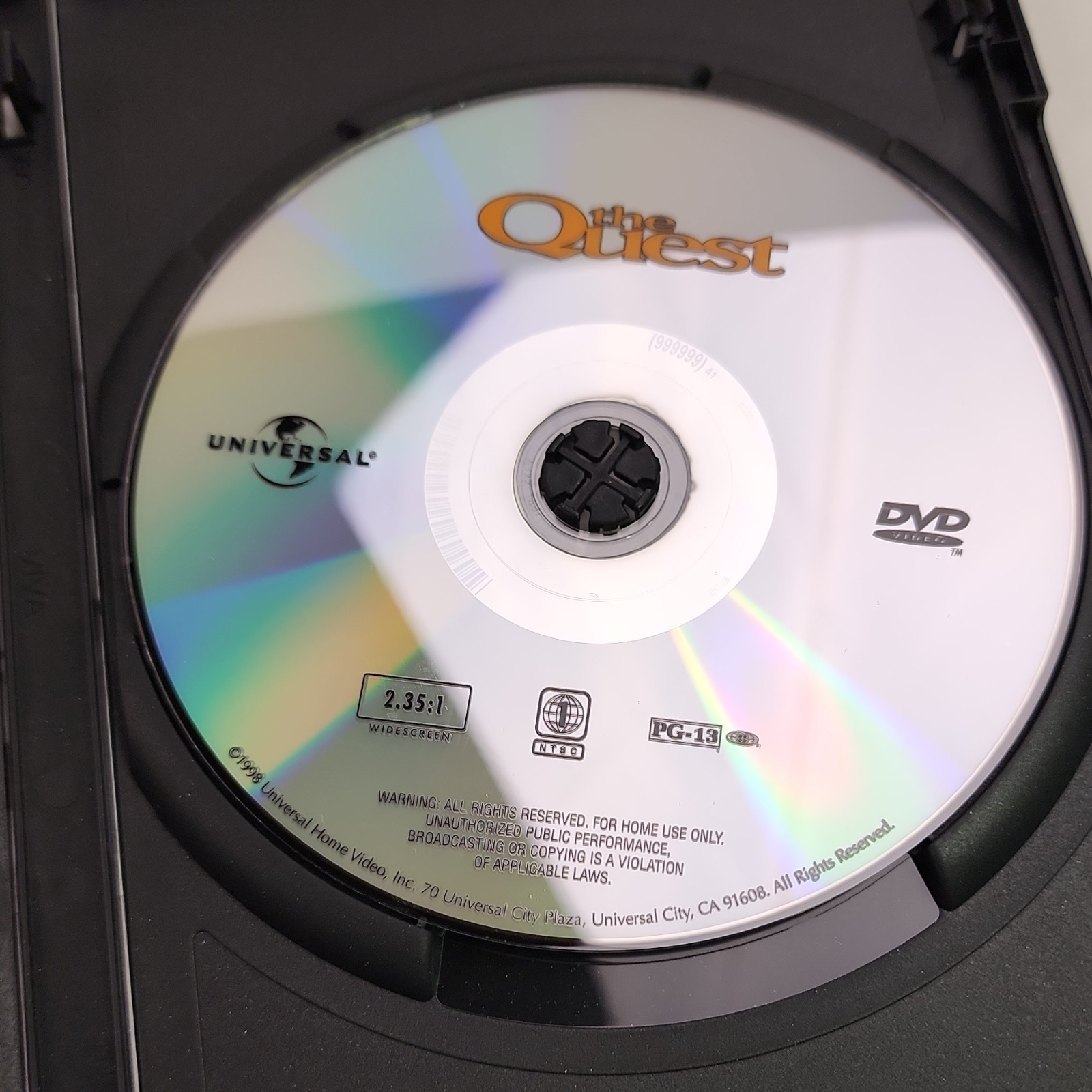 Universal Studios The Quest Widescreen DVD PG-13 Jean-Claude Van Damme 2.35:1